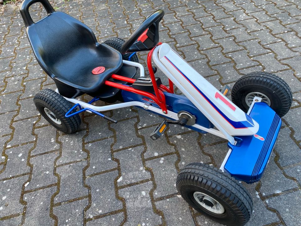 Puky Kettcar 3 Gang Gokart Gocart weiss blau in Bad Wimpfen