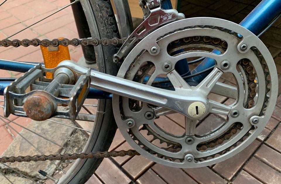 Rennrad Vintage KTM Blau Aluminium Gepäckträger zum Selbstaufbau in Berlin