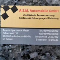 PKW Ankauf Autoverwertung entsorgung Verschrottung Sachsen-Anhalt - Oranienbaum-Wörlitz Vorschau