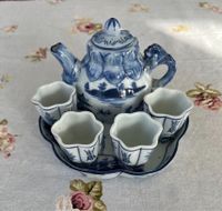 Sake Set ❗️chin. Porzellan Tee Set mit Tablett Seltenheit Wandsbek - Hamburg Volksdorf Vorschau