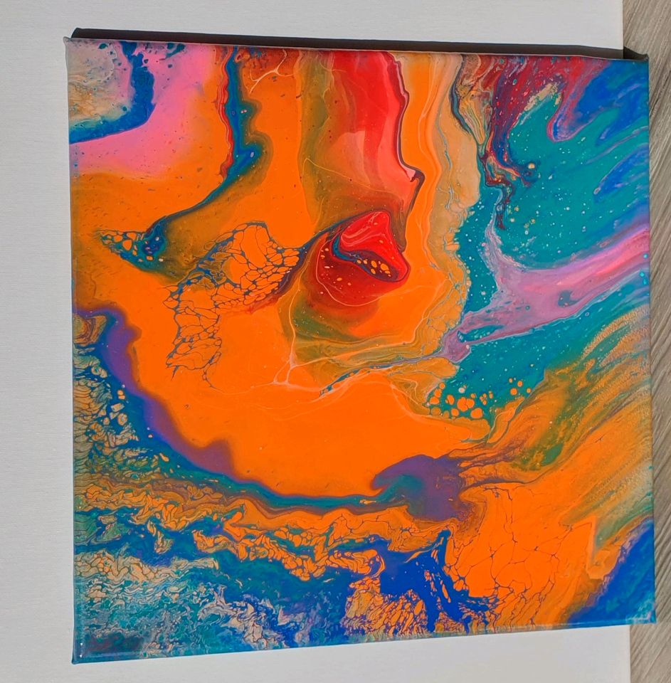 Acryl Pouring, Leinwand Bilder 30×30 cm in Berlin