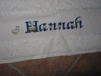 Besticktes Handtuch (Hannah) von Buttinette unbenutzt Rheinland-Pfalz - Weyer Vorschau