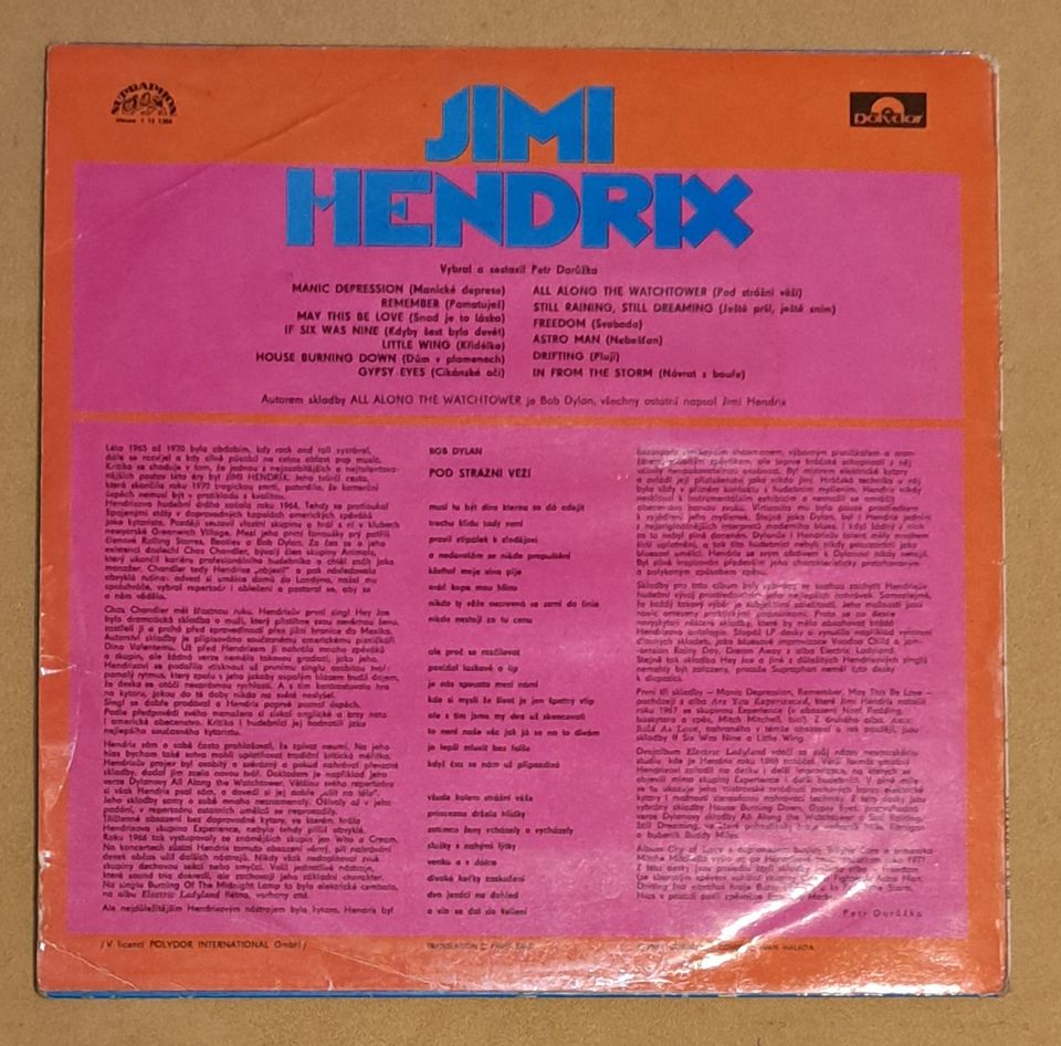 LP Jimi Hendrix   Schallplatte in Erfurt