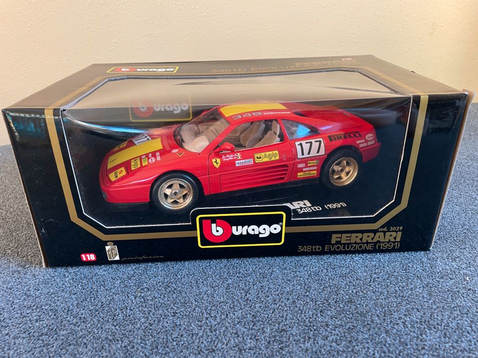 Bburago: Ferrari 348tb Evoluzione  (1991) Code 3029 in OVP, 1:18 in Ebermannstadt