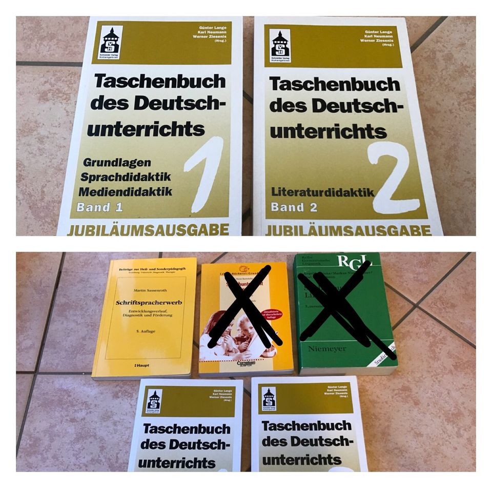 Set: Taschenbuch des Deutschunterrichts, Band 1 und 2, 2003 in Moers