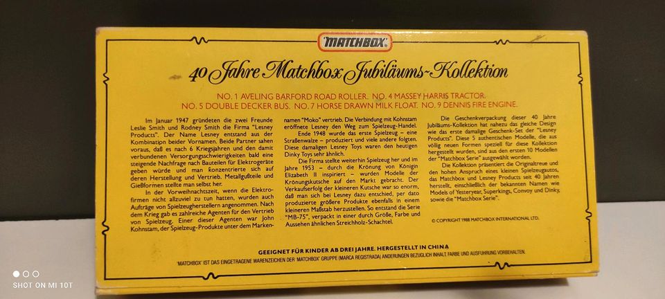 Matchbox-Jubiläums Ausgabe in Lieskau