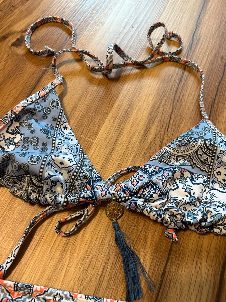 H&M Triangel Bikini Gr. S blau Neu! in Hürth