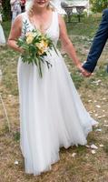 Brautkleid von Bianca Evento in Größe 42, A-Linie Sachsen-Anhalt - Halle Vorschau