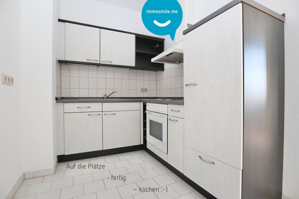 Fahrstuhl • Einbauküche • 2-Zimmer Wohnung • Tageslichtbad • modern wohnen • Schloßchemnitz • mieten in Chemnitz