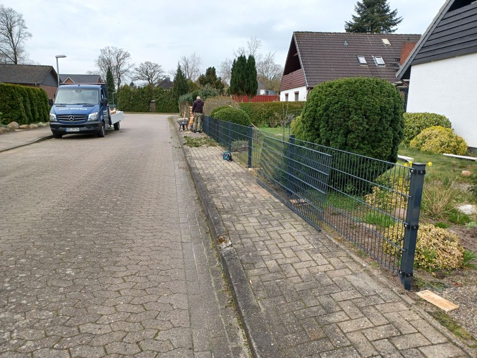 Verkauf und Montage von Doppelstabmattenzaun-Tore-Sichtschutz... in Schwanewede