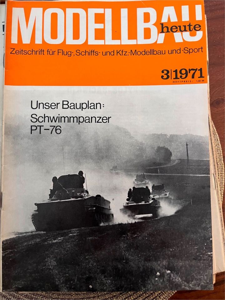 Zeitschrift Modellbau heute 1-12/1971 außer 5/1971 in Taucha