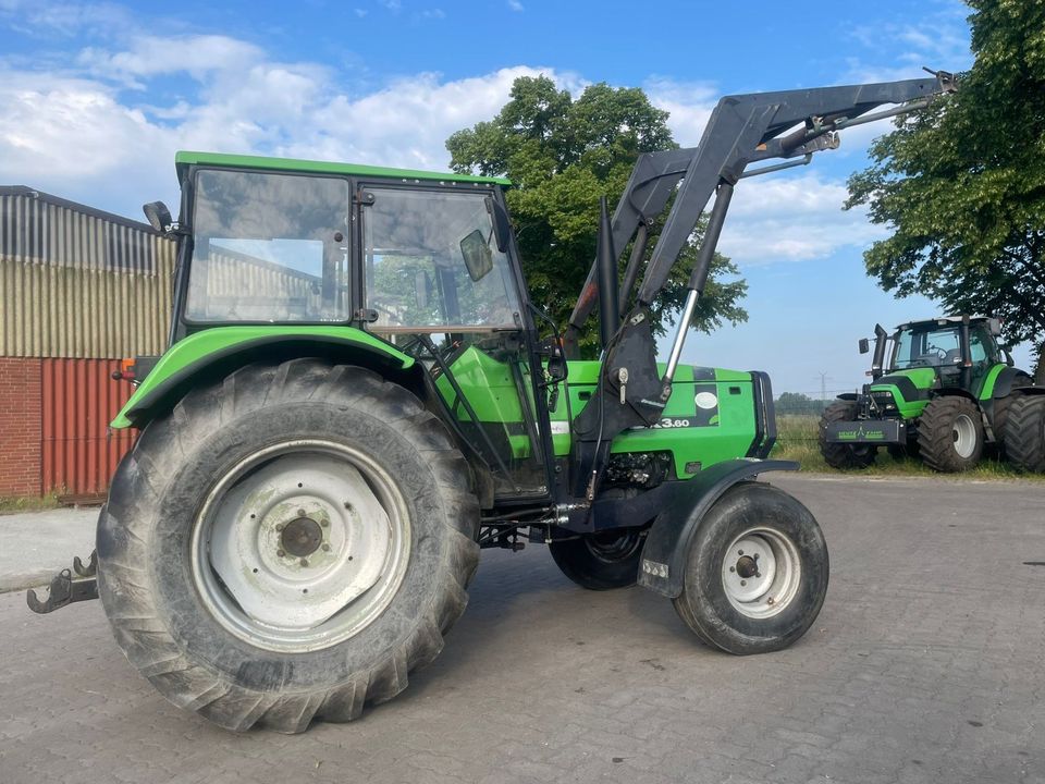 Deutz Dx 3.60 mit Frontlader, 5000H, in Hamersen