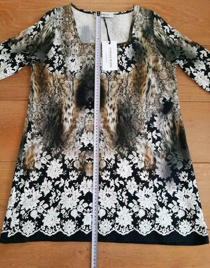 Designer Top Shirt Tunika Bluse MONIQUE BROUNS Print Neu !!! in Stolberg (Rhld)