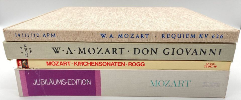 KONVOLUT SCHALLPLATTEN WOLFGANG MOZART 46 SYMPHONIEN DON GIOVANNI in Berlin