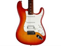 Fender Deluxe Stratocaster Cherry Sunburst HSS Partscaster Mexico Hessen - Linsengericht Vorschau