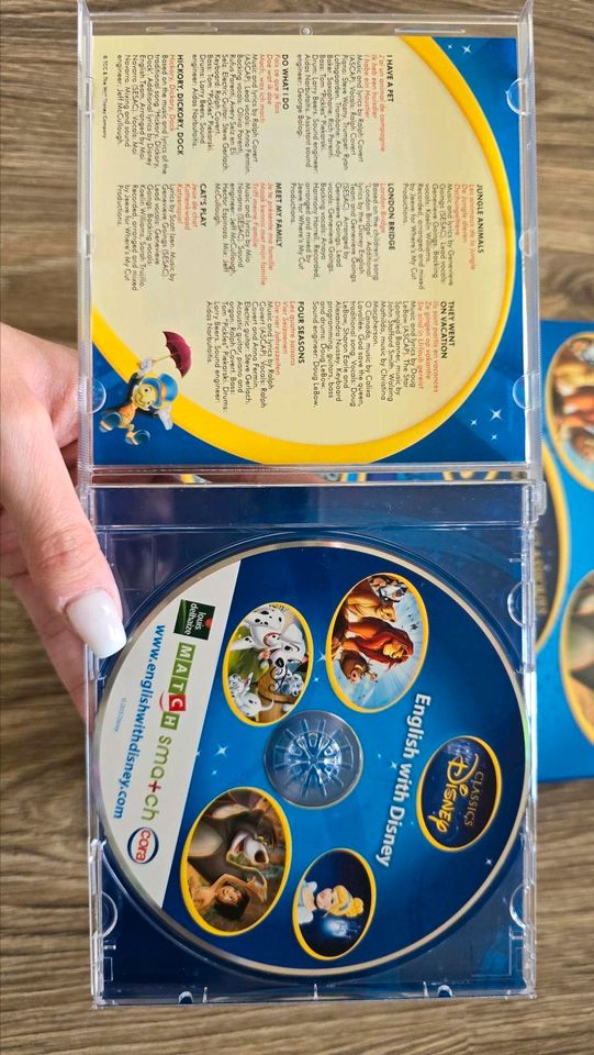 Disney Englisch Lernen Buch + CD *NEU* Kinder mit Sammelkarten in Limburg