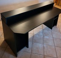 Schreibtisch schwarz 200cm breit Hessen - Schotten Vorschau