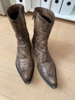 Gianni Barbato cowboyboots braun Schlange matt Größe 37 München - Au-Haidhausen Vorschau