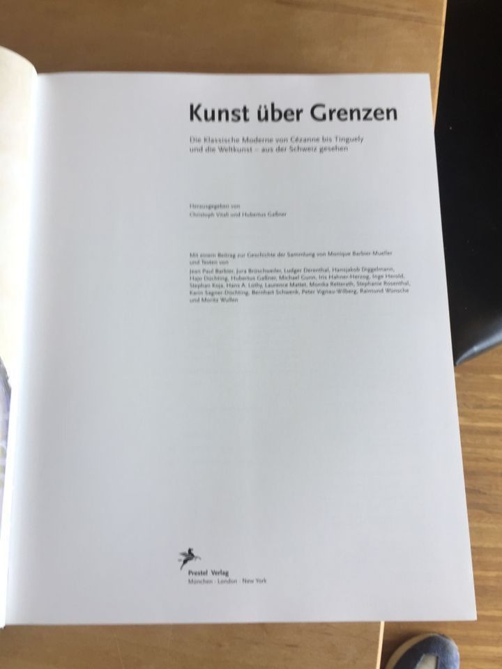 Vitali/Gaßner: Kunst über Grenzen, gebunden + wie neu! in Siegen
