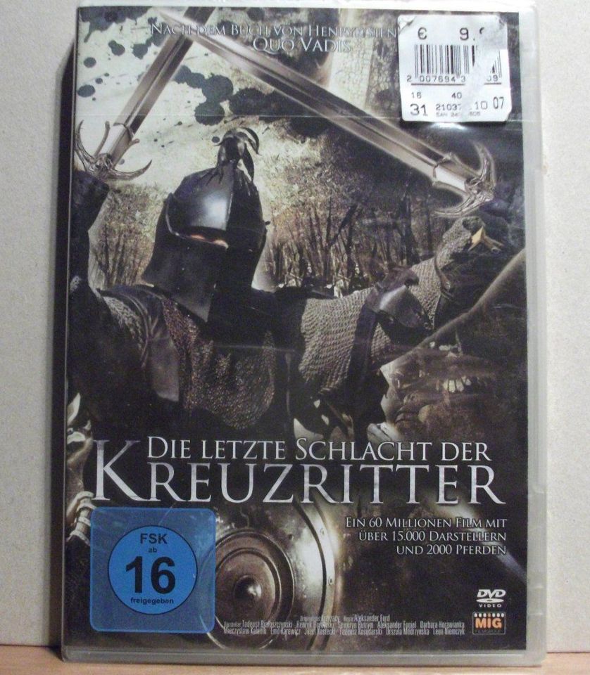 Die letzte Schlacht der Kreuzritter - DVD - Neu + OVP in Blankenheim