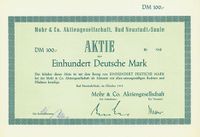 Historische Aktien Mohr & Co. Bad Neustadt gesucht Bayern - Bad Neustadt a.d. Saale Vorschau