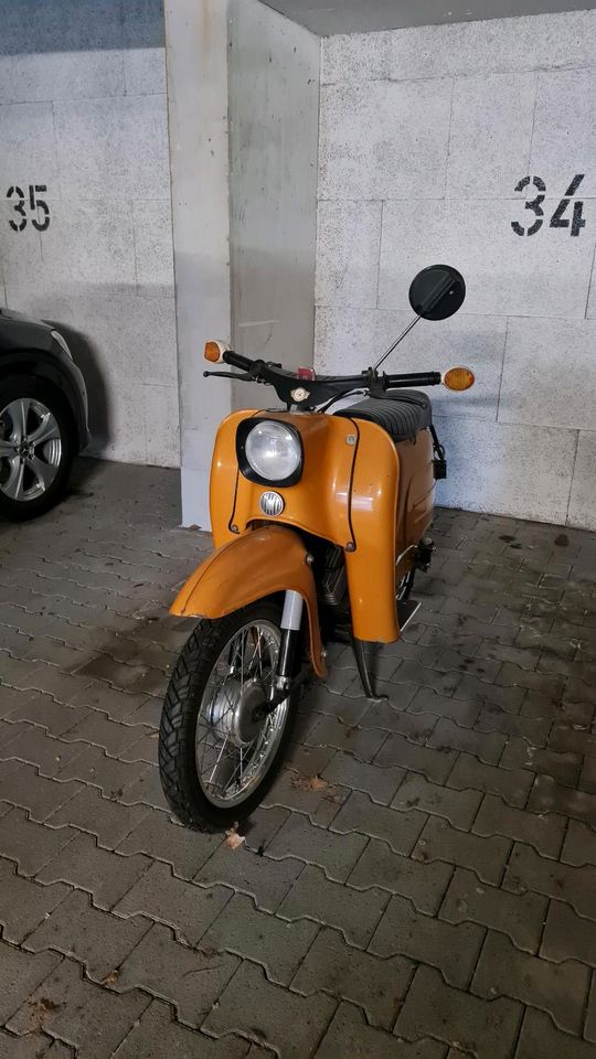 Simson Schwalbe KR51/2 L, 4 Gang, 12V VAPE, Papiere, 60km/h in Stuttgart