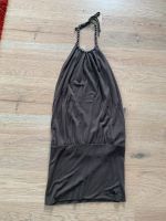 graues rückenfreies Sommerkleid mit Neckholder Sachsen - Reichenbach (Vogtland) Vorschau