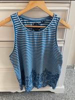 Superdry Top Shirt blau weiß gestreift Lochmuster Gr. 42 w NEU Nordrhein-Westfalen - Olfen Vorschau