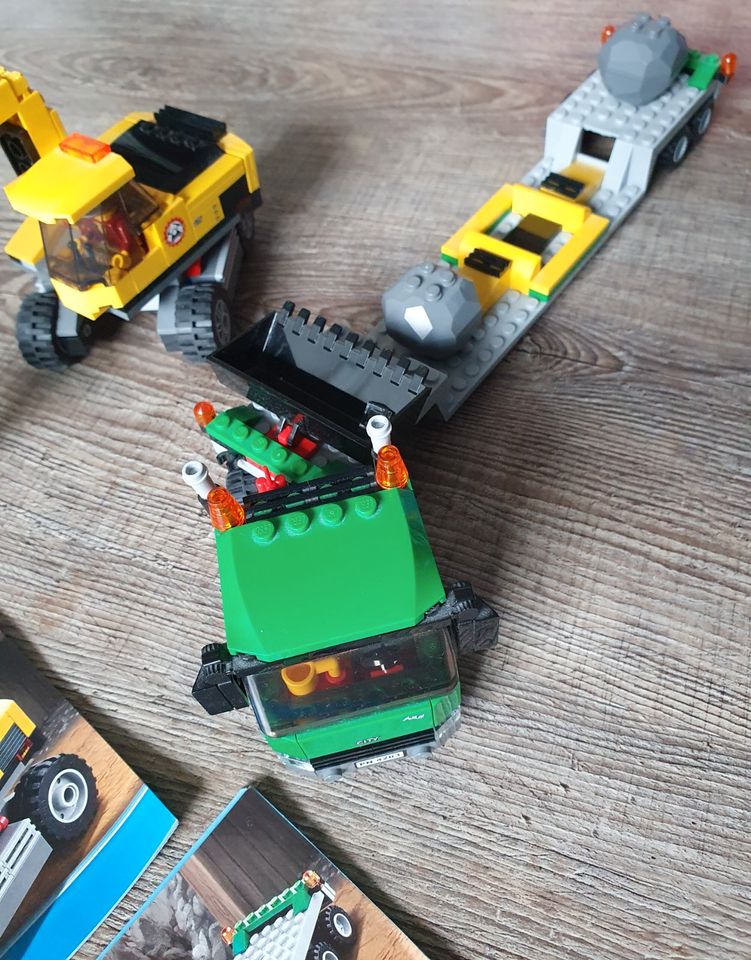 Lego 4203 Set Grubenbagger Transporter Sattelauflieger in Enger