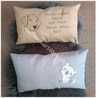 Kissen Kuschelkissen personalisiert naehzauber16bymalu handmade Rheinland-Pfalz - Monzingen Vorschau