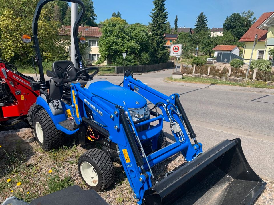 New Holland Boomer 25 Compact mit Frontlader, Hydrostat Traktor in Nittendorf 