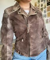 Gipsy Mauritius Echtleder Biker Jacke Vintage Bayern - Jettingen-Scheppach Vorschau