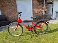 Mädchen Fahrrad Rixe, 24 Zoll, rot, mit Korb und Ersatzfelge Niedersachsen - Seevetal Vorschau