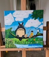 Totoro Acrylbild, Mein Nachbar Totoro Bild , Gemälde auf Leinwand Baden-Württemberg - Weisenbach Vorschau