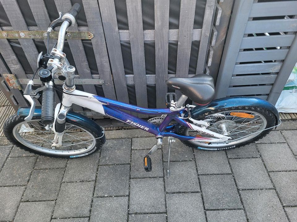 Kinderrad 20 Zoll Blau Rot Fisher 6 Gang in Augsburg