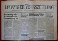 Leipziger Volkszeitung Nr. 257 vom 1. November 1989 Organ der SED Wandsbek - Hamburg Bramfeld Vorschau