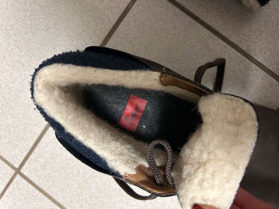 Herren Winterschuh / Schnürstiefel - gefüttert - 42 in Dinslaken