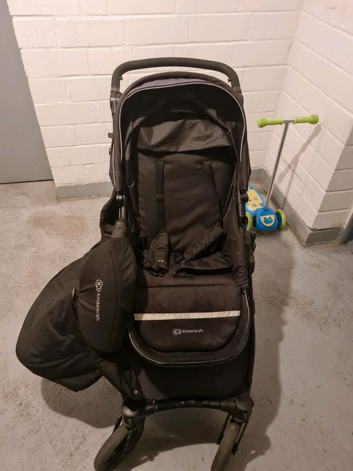 Kinderkraft Kinderwagen Prime Lite 3 in 1 Mink Pro Black in Bad Vilbel