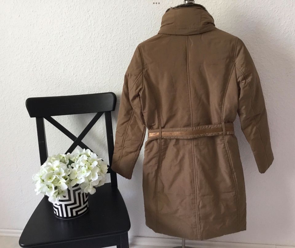 TOMMY HILFIGER Luxus Daunenmantel Beige Braun Gr.XS Neu in Essen