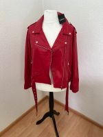 NEU Kunstlederjacke Ulla Popken rot Größe 54/56 Nordrhein-Westfalen - Hamm Vorschau