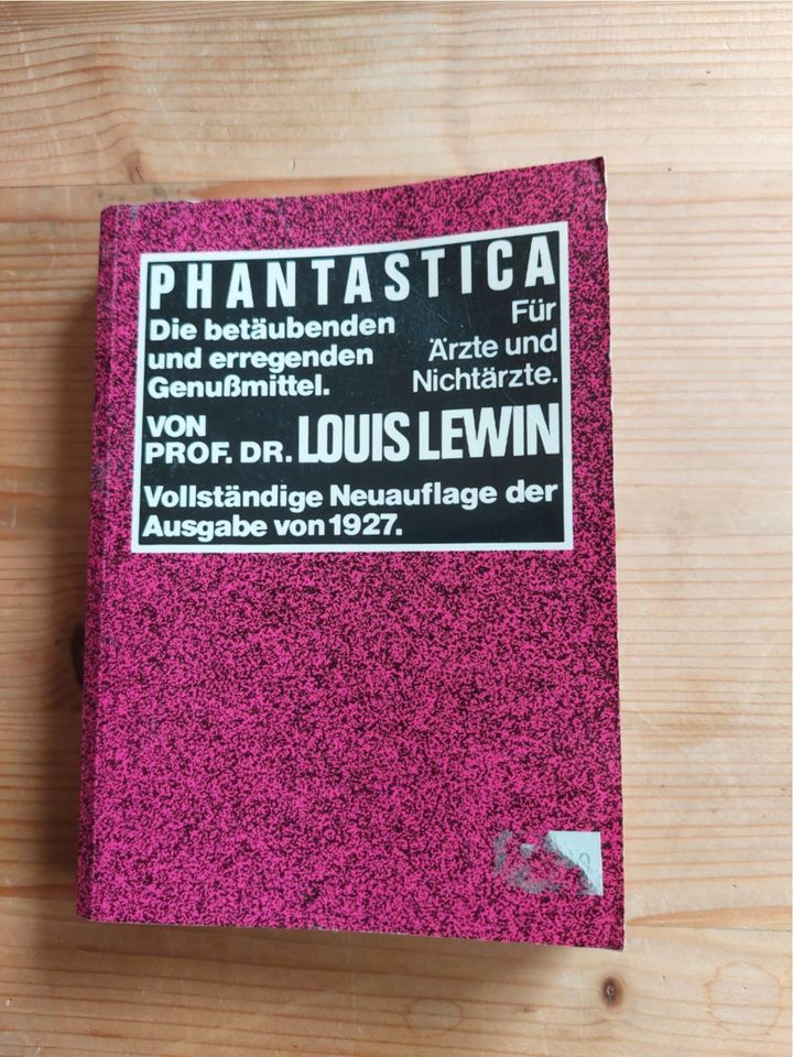 Phantastica Louis Lewin Neuauflage 1980 Genussmittel Betäubend in Aachen