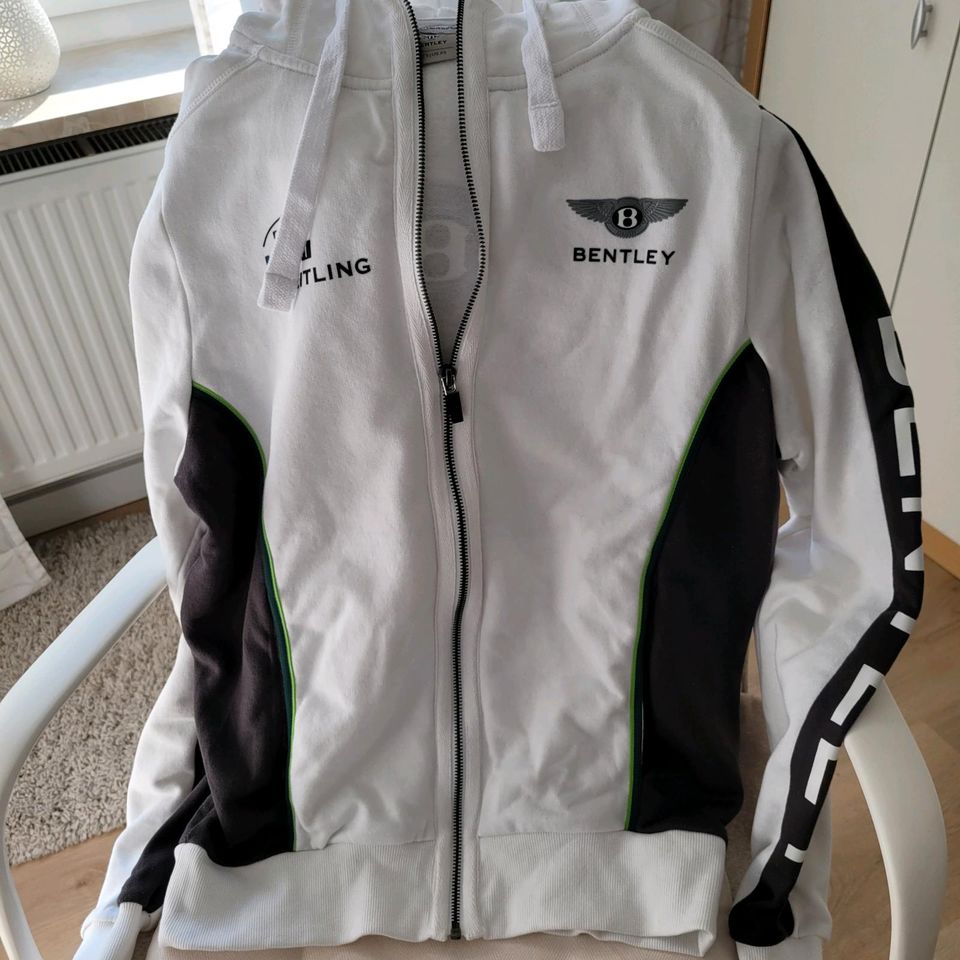 Bentley Racing Motorsport Sweatshirtjacke Gr.S weiß in Pinneberg