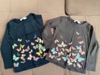 Set Shirts Pulli H&M Schmetterling Glitzer Gr. 110/116 Baden-Württemberg - Essingen Vorschau