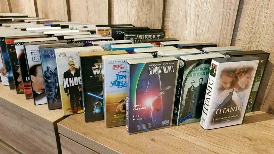 Alles Originale - VHS Video-Kassetten als Konvolut, OVP in Netzschkau