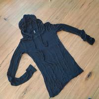 Madonna dünner Viskosepullover mit Kapuze/ Gr. L/ schwarz Bayern - Röhrnbach Vorschau