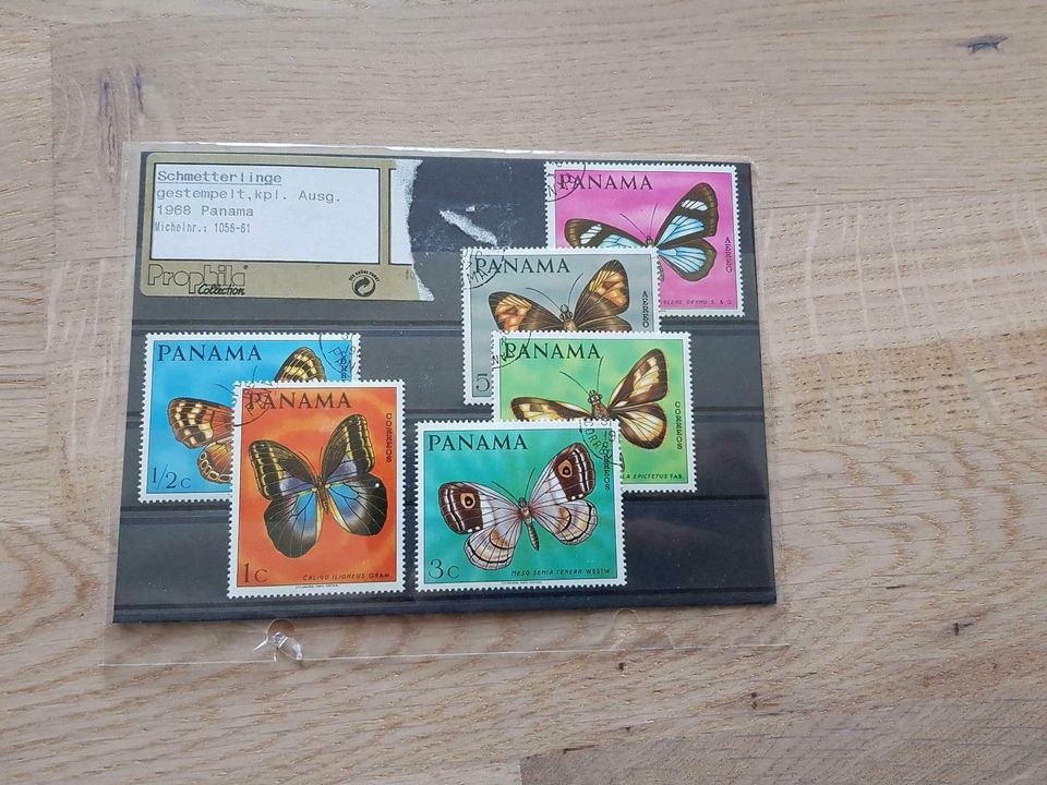 Briefmarken 1968 Panama Schmetterlinge in Langen (Hessen)