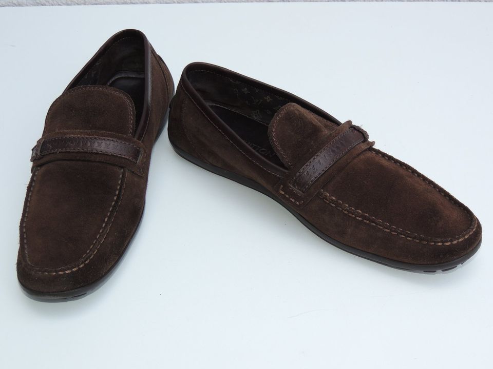 louis Vuitton Herrenschuhe Loafer Gr.10,5 / 45 in Oberursel (Taunus)