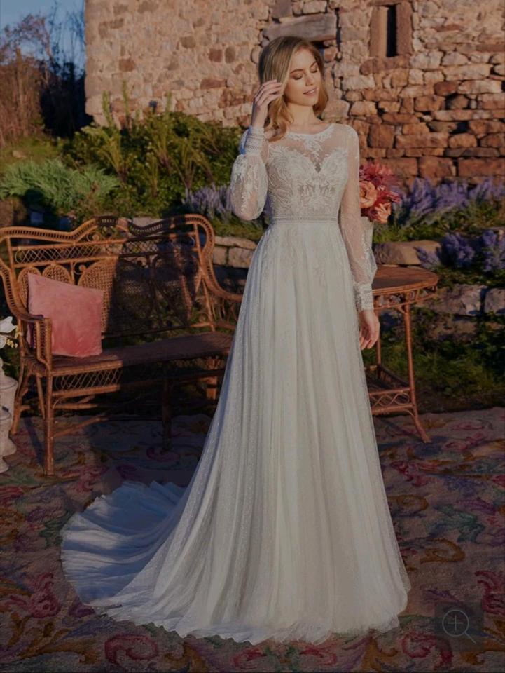 Brautkleid Hochzeitskleid White One Vintage Boho Gr. 36 / 38 in Niederkassel