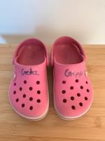 Crocs Badeschuhe Gartenclogs Gr.24/25 C8 rosa Brandenburg - Schulzendorf bei Eichwalde Vorschau