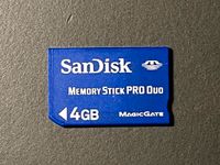 SanDisk Memory Stick Pro Duo Magicgate Speicherkarte 4 GB Thüringen - Erfurt Vorschau